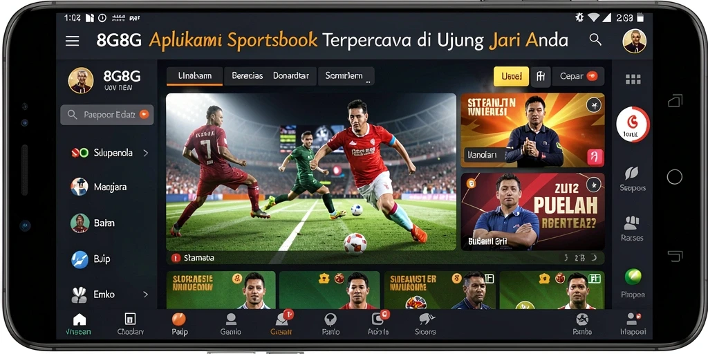Tampilan menarik dari gameplay taruhan di 8G8G.