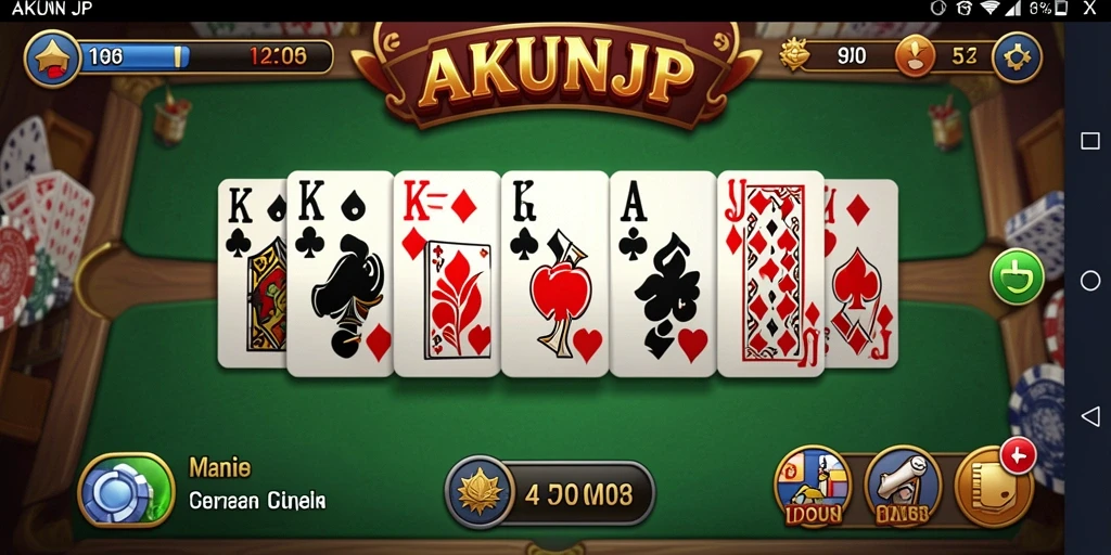 Tampilan gameplay seru dalam AKUNJP yang mengasyikkan.