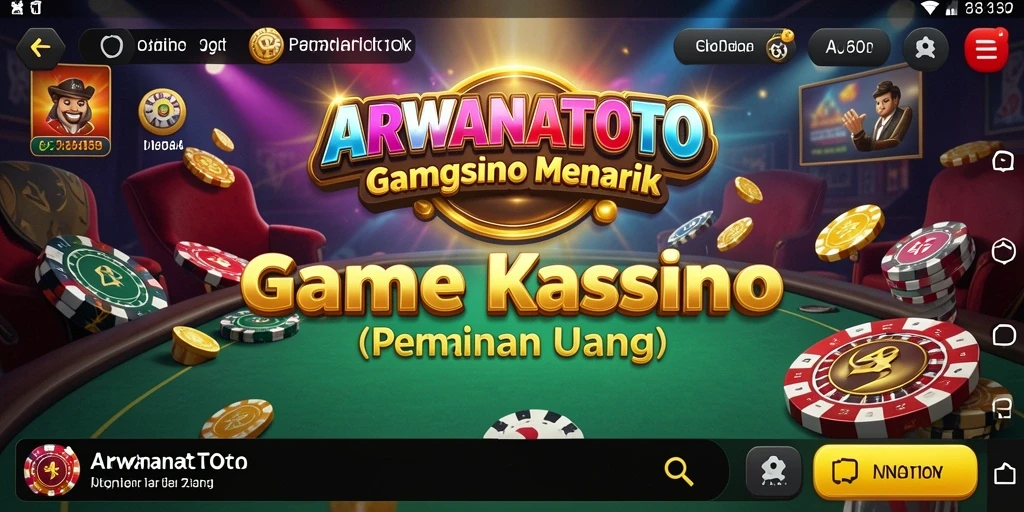 Tampilan gameplay seru di ARWANATOTO dengan dealer langsung.