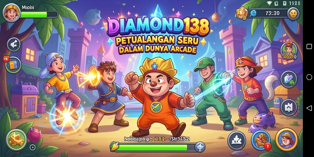 Tampilan gameplay menegangkan dan penuh warna di <strong>DIAMOND138</strong>.