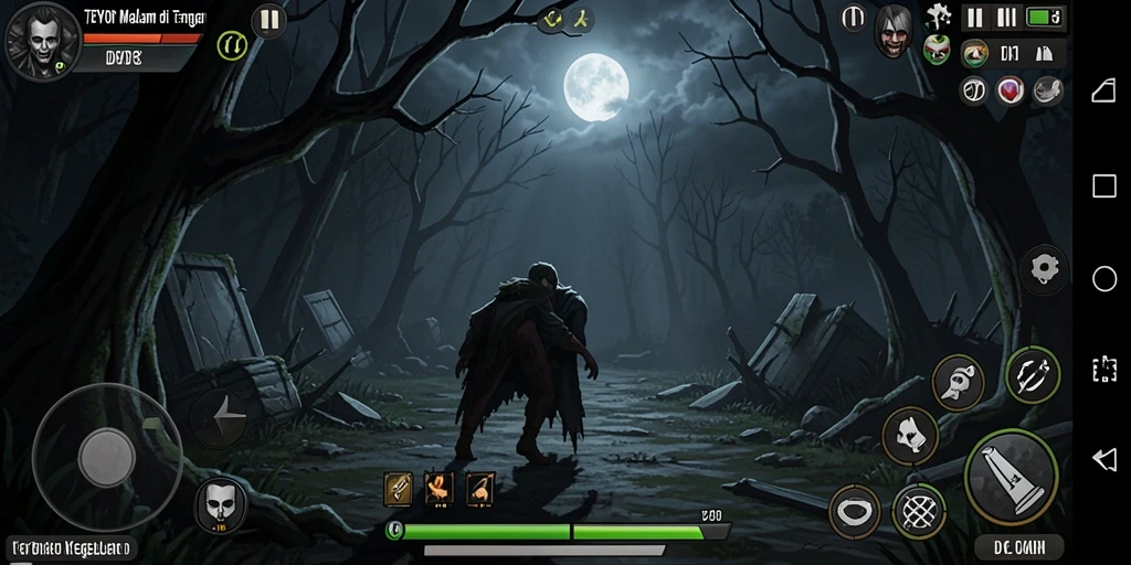 Screenshot DY01 menampilkan momen menegangkan dalam gameplay Horror.