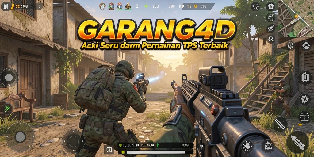 Tangkapan layar utama GARANG4D menampilkan aksi seru gameplay TPS yang mendebarkan.