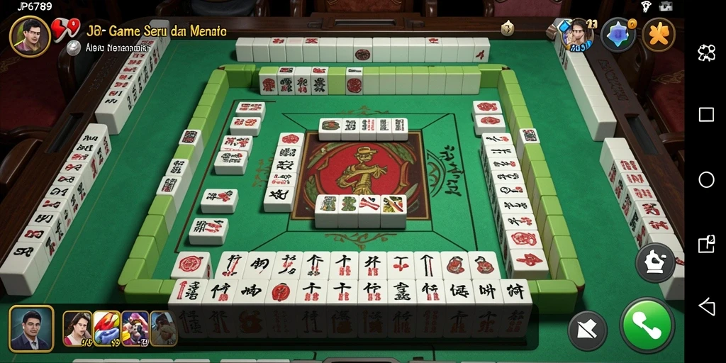 Tangkapan layar JP6789 menampilkan gameplay Mahjong yang mendebarkan.