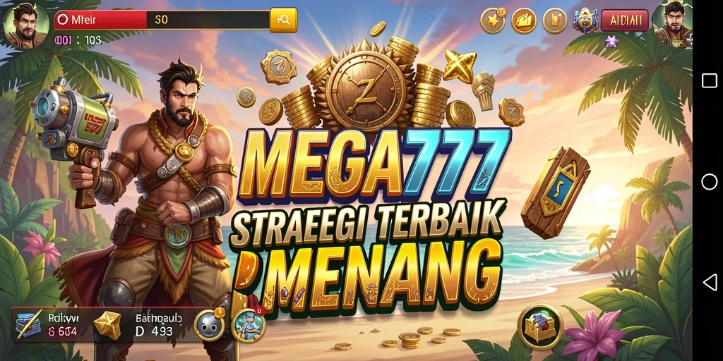 Tangkapan layar utama MEGA777 memperlihatkan aksi gameplay yang seru dan strategis.