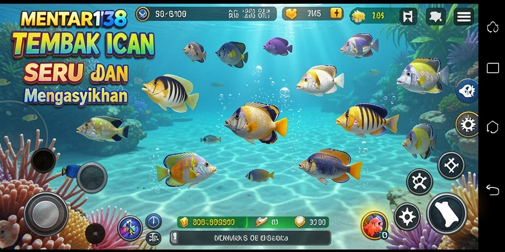 Screenshot MENTARI138 menunjukkan gameplay seru Tembak Ikan.