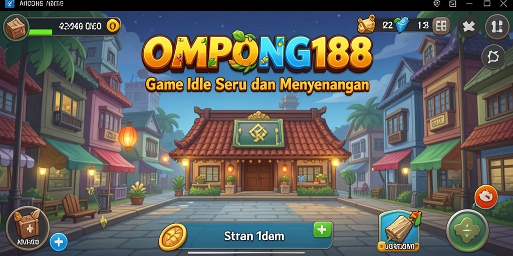Tampilan gameplay OMPONG188 yang menawan dengan karakter aktif.