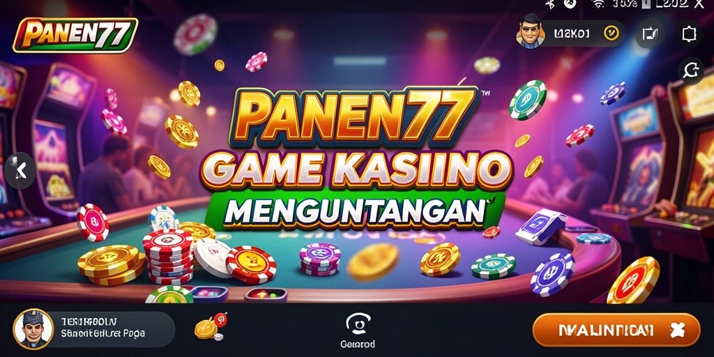 Tampilan menarik dari gameplay Kasino PANEN77 yang menegangkan.