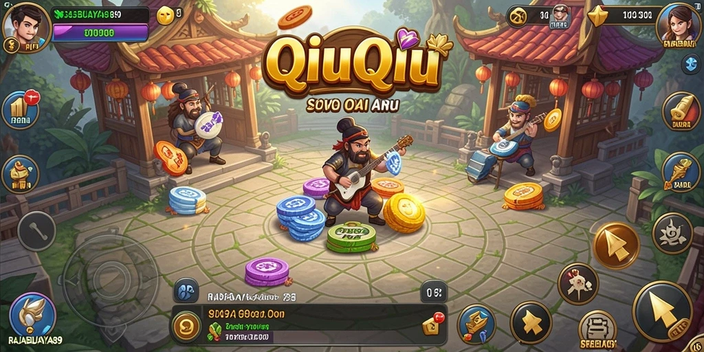 Tampilan gameplay seru RAJABUAYA89 dengan strategi QiuQiu.