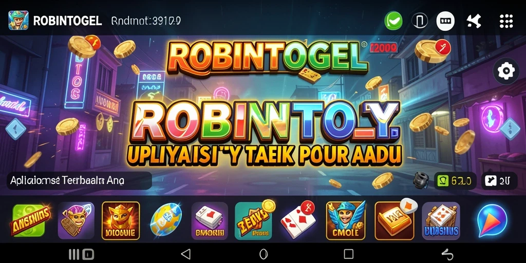 Tangkapan layar utama ROBINTOGEL menampilkan antarmuka aplikasi Utility yang intuitif.