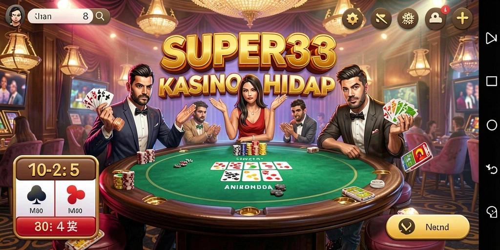 Gameplay Live Casino yang menarik di SUPER33.