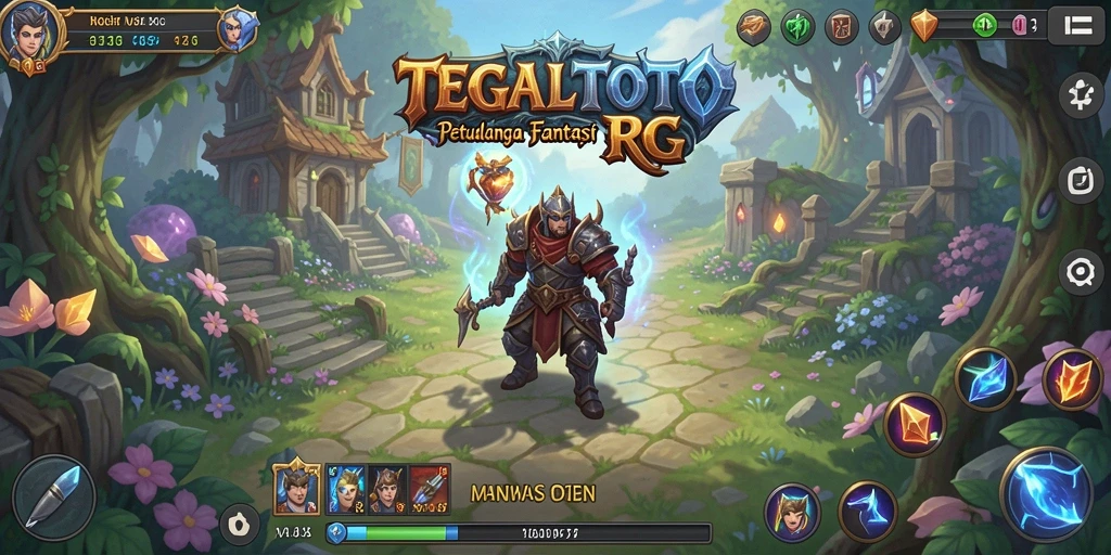 Menampilkan aksi seru dalam dunia RPG TEGALTOTO.