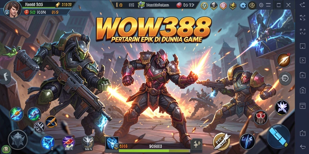 Tangkapan layar penting dari gameplay Fighting WOW388.